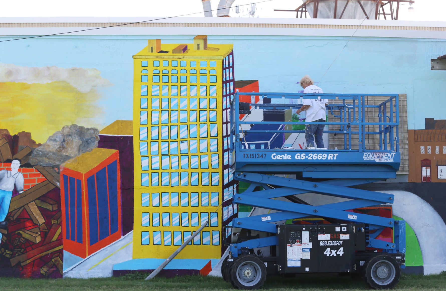 Diversified mural